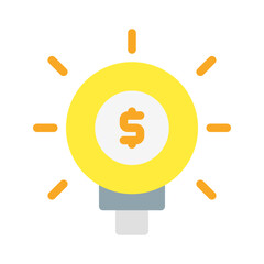 financial problem solving. This is a vector single icon with a flat style. Suitable for any purpose, such as website design, mobile app design, logo design, pattern design, etc.