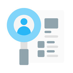 market research files. This is a vector single icon with a flat style. Suitable for any purpose, such as website design, mobile app design, logo design, pattern design, etc.