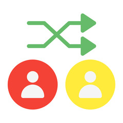 sampling process. This is a vector single icon with a flat style. Suitable for any purpose, such as website design, mobile app design, logo design, pattern design, etc.