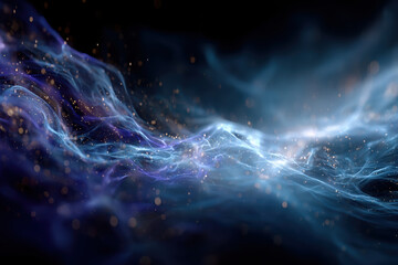 Swirling neural networks and fractal shapes in vibrant hues