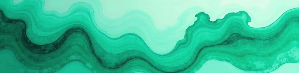 Swirling teal and emerald watercolor washes, abstract texture , gradient, aqua, background