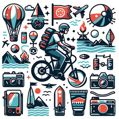 Fototapeta premium Adventure sports