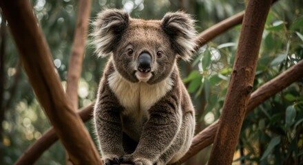 Obraz premium Adorable Koala Bear in its Natural Habitat