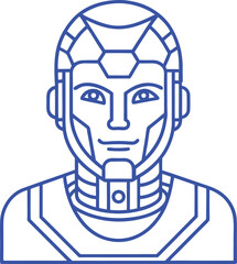 vector illustration of a man with headphones