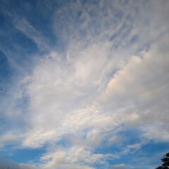 Obraz premium blue sky with clouds