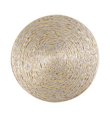 gold aluminum coasters cut out isolated transparent background