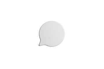speech bubble, icon, 3D, png