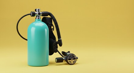 Scuba Diving Equipment: Tank and Regulator