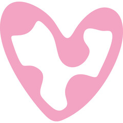 hand-drawn hearth love icon