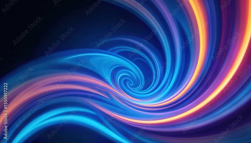 Fototapete vibrant abstract swirl pattern for computer monitor backgrounds