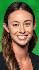 Smiling young woman portrait