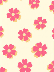 seamless pattern with flowers