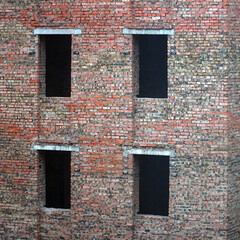 Abandoned unfinished building
