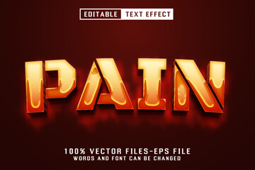 Pain 3d Text - Editable Text Effect