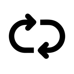 Loop icon for repeat audio or playback
