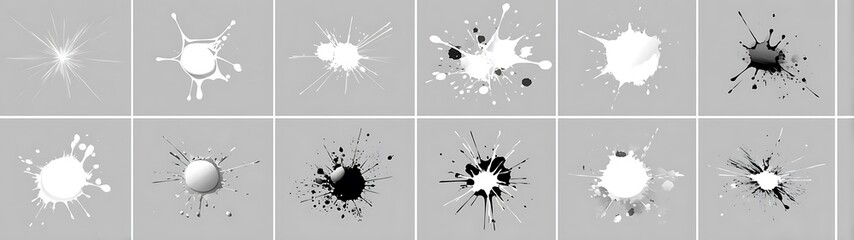 Ink Splatter Graphic Collection