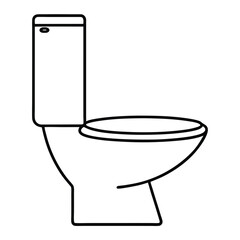 toilet bowl isolated