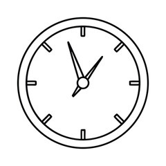 clock isolated on white background