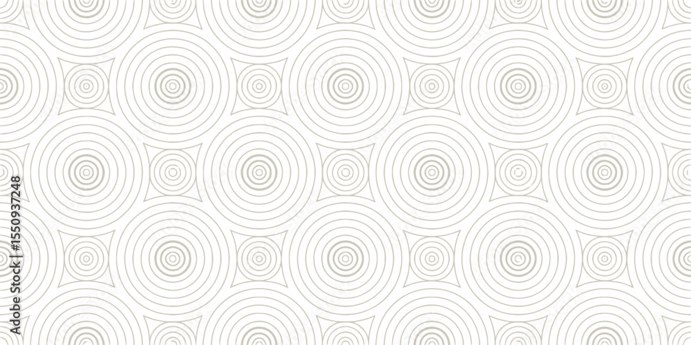 Poster seamless pattern with circles
