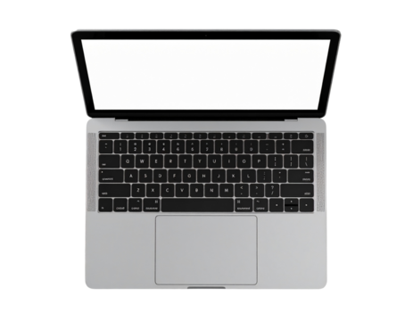 Crown vector PNG transparent - Firefly_Laptop top view PNG 