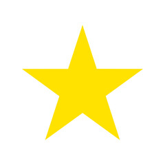 star icon transparent flat vector png image