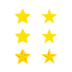 Obraz premium star icon transparent flat vector png image