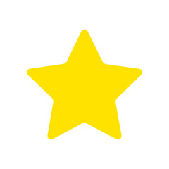 star icon transparent flat vector png image