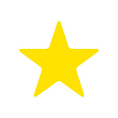star icon transparent flat vector png image