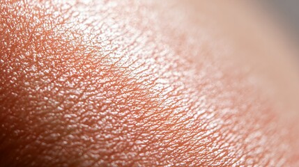 Fototapeta premium Close-up of healthy glowing human skin texture with smooth surface and natural tone, dermatology and skincare concept for beauty products or medical treatment.