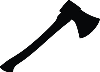 ember axe black silhouette vector, axe black symbol, axe icon