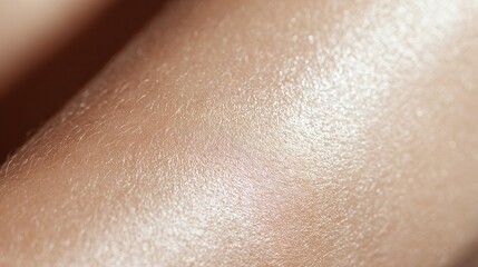 Close-up of healthy glowing human skin texture with smooth surface and natural tone, dermatology and skincare concept for beauty products or medical treatment.