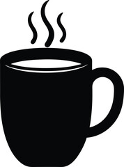 Cozy Mug With Steam Icon Vector Illustration