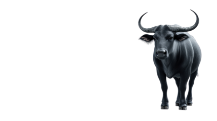 Water buffalo Transparent background, PNG