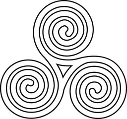 follower type logo design in line. isolated on transparent background