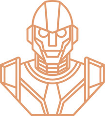 vector illustration of a man with a sword