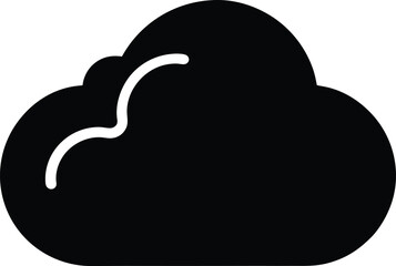 Upload Cloud Icon Vector Illustration