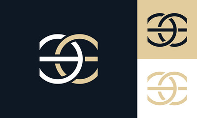 EE monogram logo design