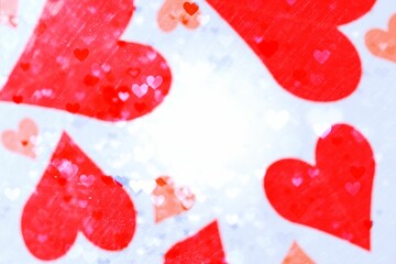 Digitally generated Valentines heart design