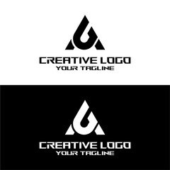 creative letter logo ga design vector