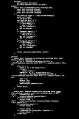 Computer datas on dark background