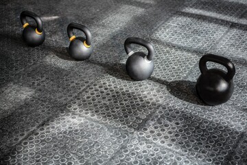 Kettlebells in the studio
