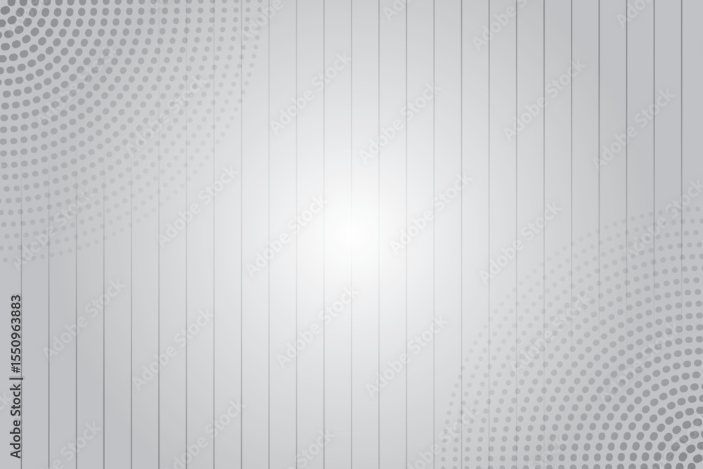 Poster abstract geometric halftone pattern with vertical lines and gradient background