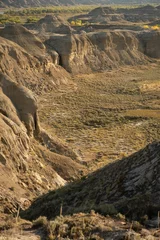 Vitrage gordijnen Cliff mountains at countryside © vectorfusionart