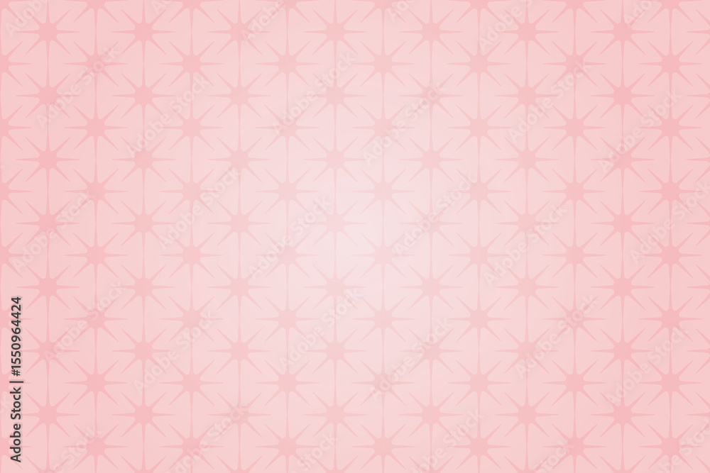 Poster subtle pink starburst pattern with a gentle gradient background for a soft and elegant aesthetic