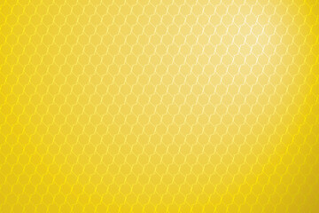 Subtle golden yellow hexagonal pattern background with a gradual light to dark gradient effect