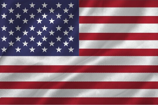 Naklejki Digitally generated american national flag