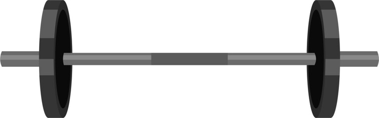 Barbell cartoon illustration vector. Gym and fitness equipment