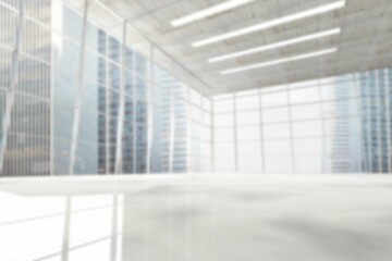 Composite image of empty lobby