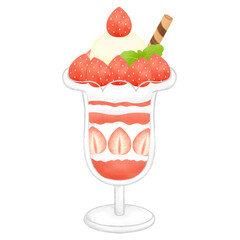 ストロベリーパフェ