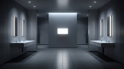 Modern Commercial Bathroom Design